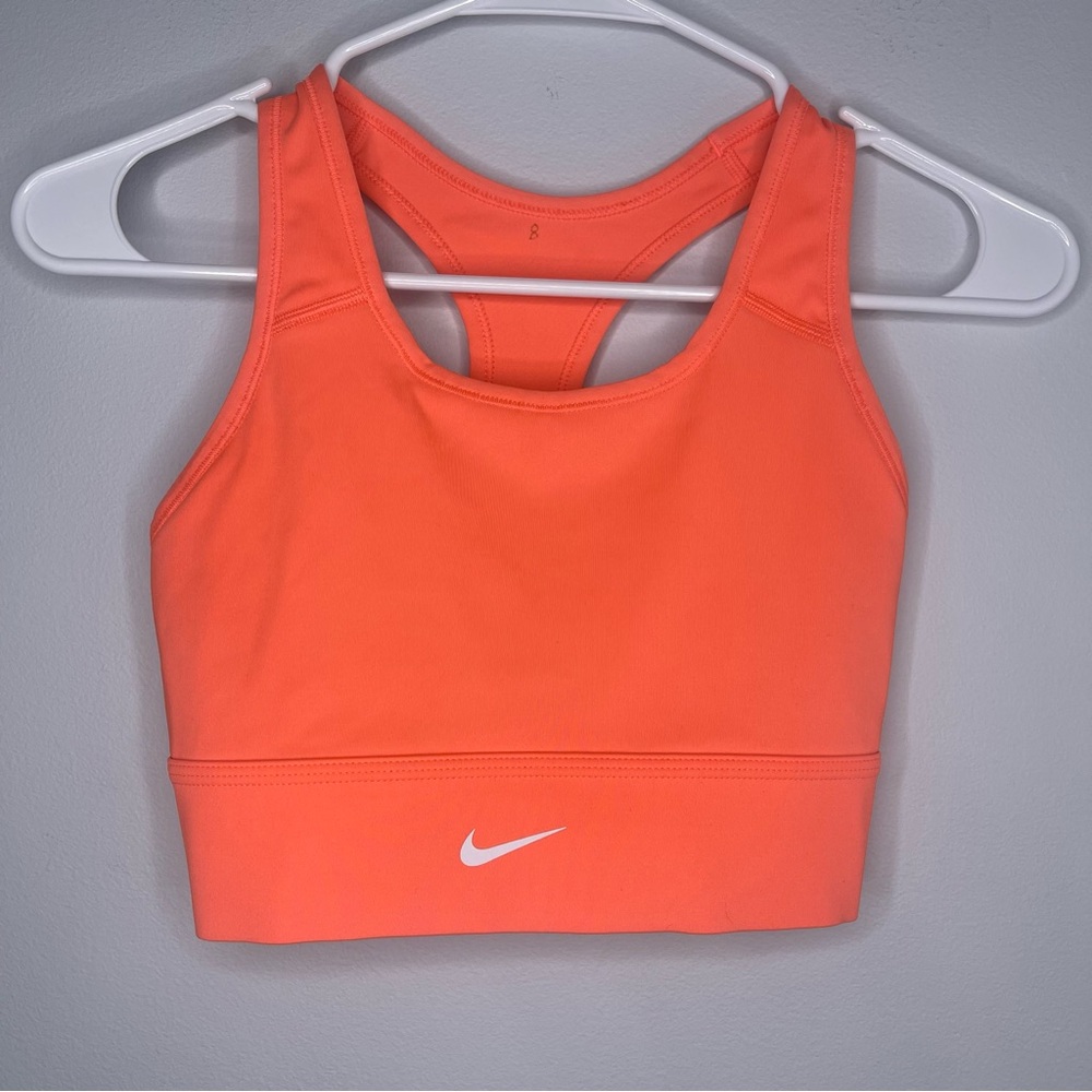 Nike Orange sports bra size small